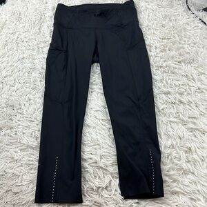 Lululemon Fast & Free Crop II *Nulux 19" Black